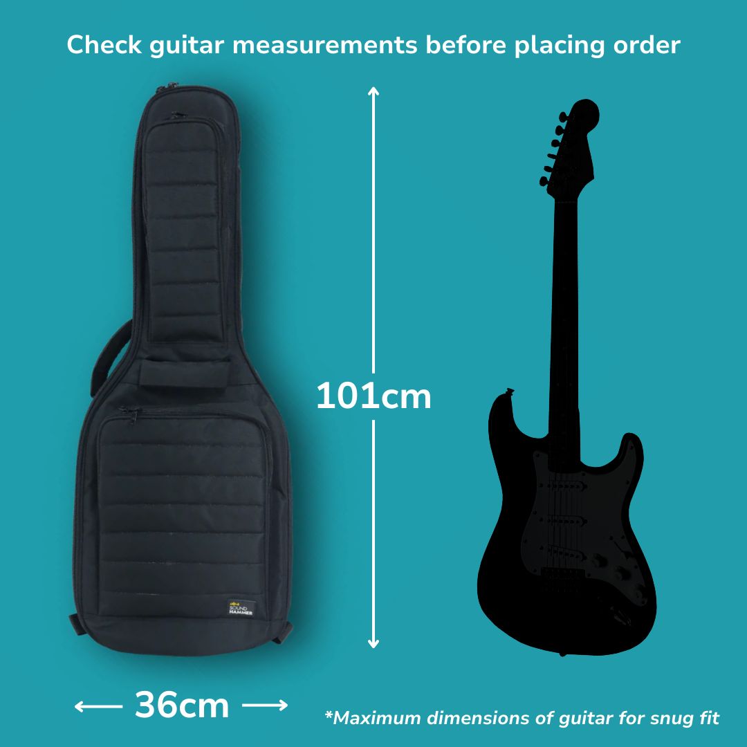 20mm Padded Electric Guitar Bag / Grunge Series