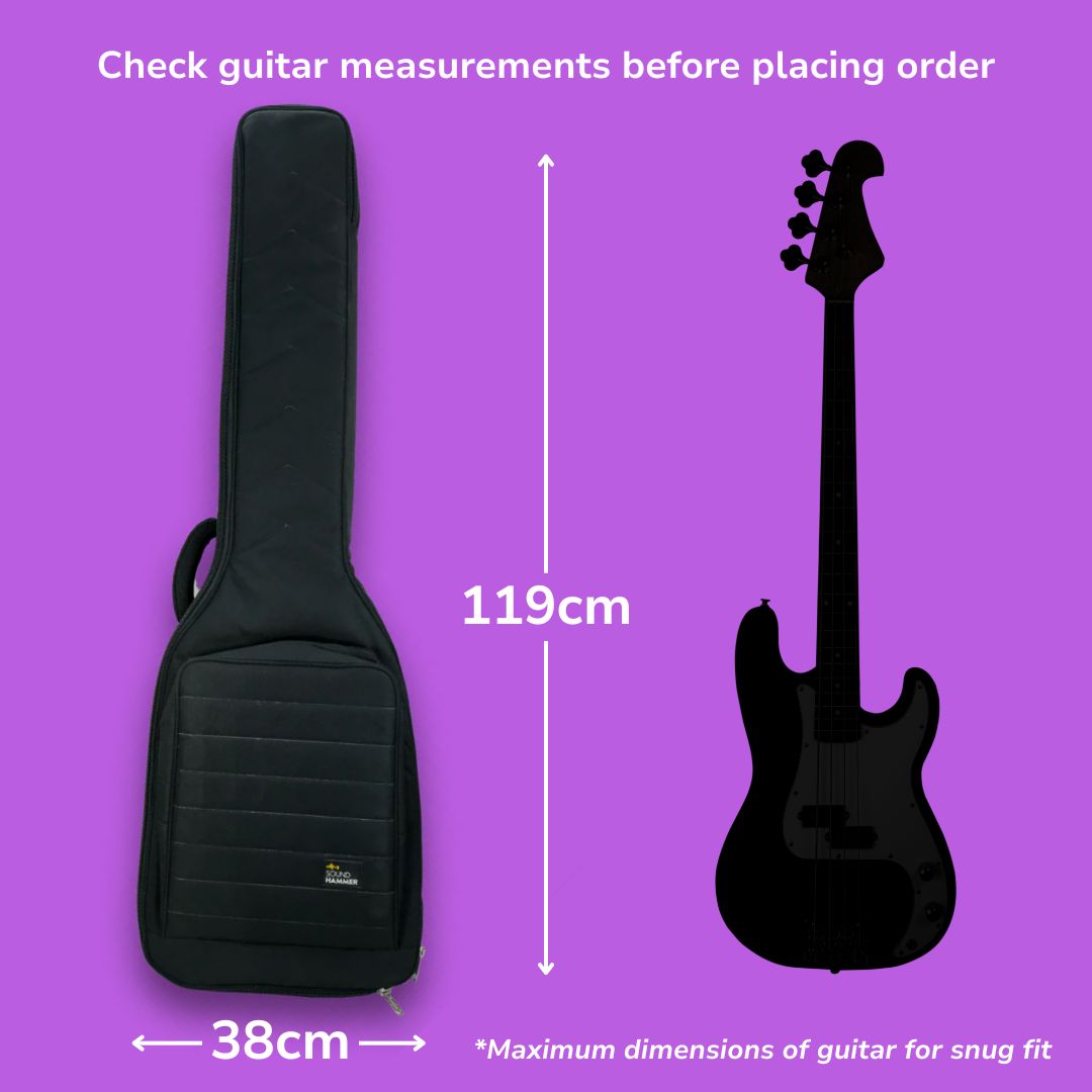 20mm Padded Bass Guitar Bag / Grunge Series