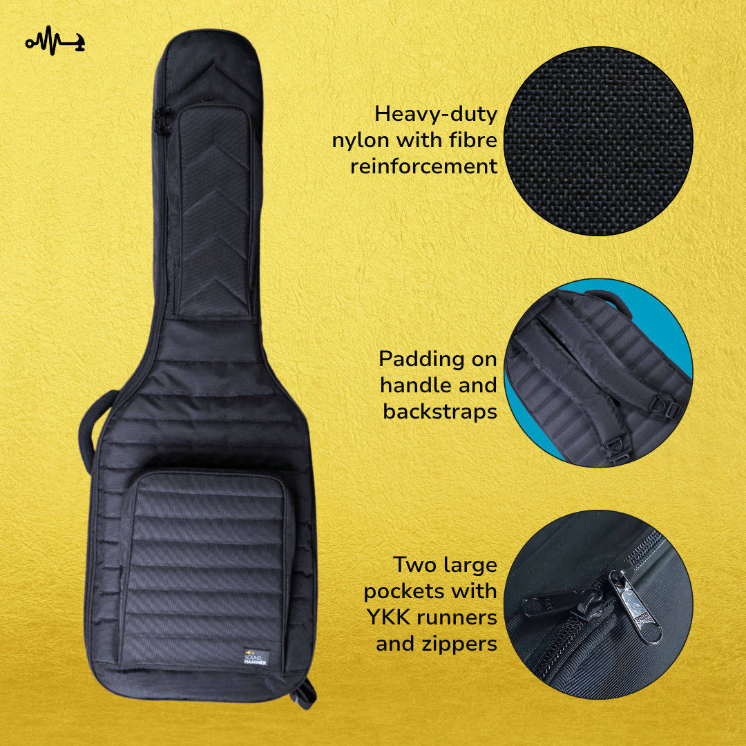 20mm Padded Bass Guitar Bag / Grunge Series