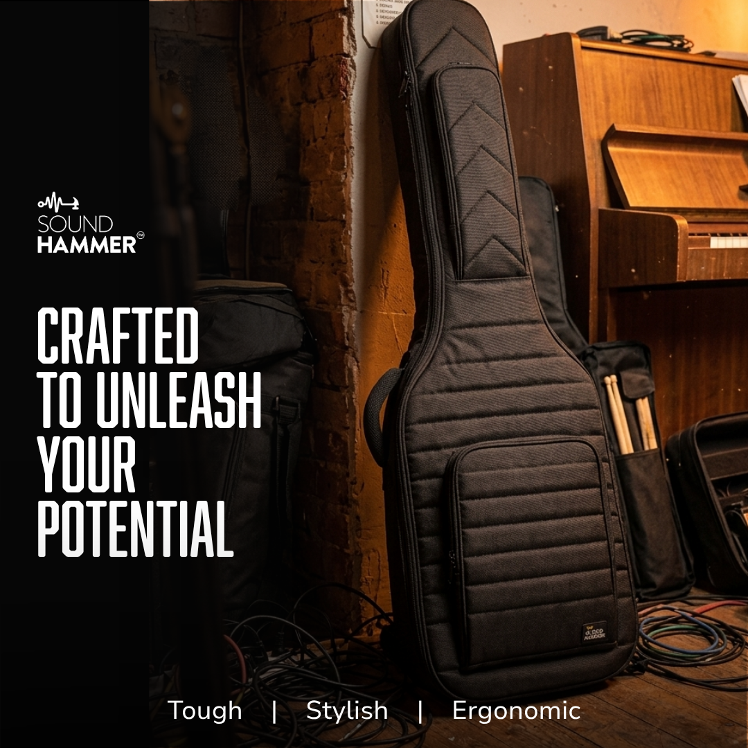 20mm Padded Bass Guitar Bag / Grunge Series