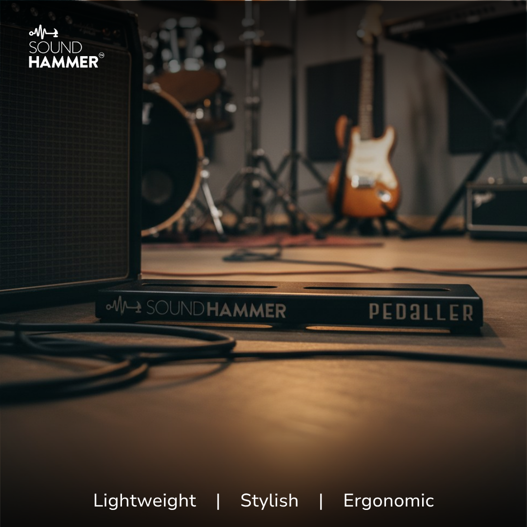 The Pedaller - Guitar Pedalboard 14" x 5" Flat(FREE Gig Bag)